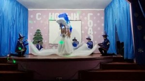 "Вьюга" танец с тканью и вейлами