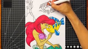 Русалочка Раскраска / Ариэль / Русалка / Раскраски для ?