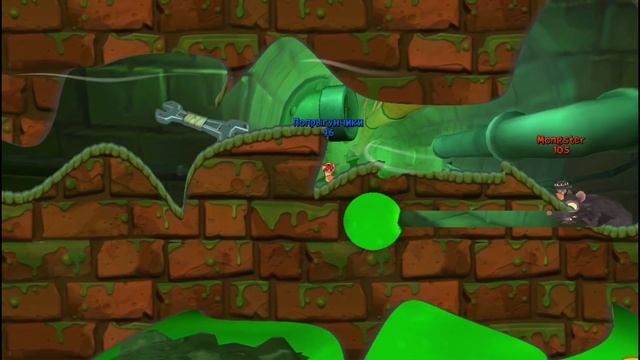 Играем в Worms 3 смотреть онлайн