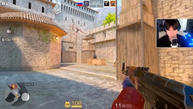 ВПЕРВЫЕ ПРОШЛА КАЛИБРОВКУ с ЗАДРОТОМ CS2 в НАПАРНИКАХ (S смотреть онлайн