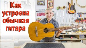 Обычная гитара. Характеристики и особенности. Какая она изнутри.