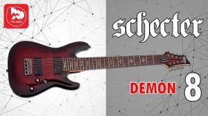 SCHECTER DEMON-8 - восьмиструнная электрогитара