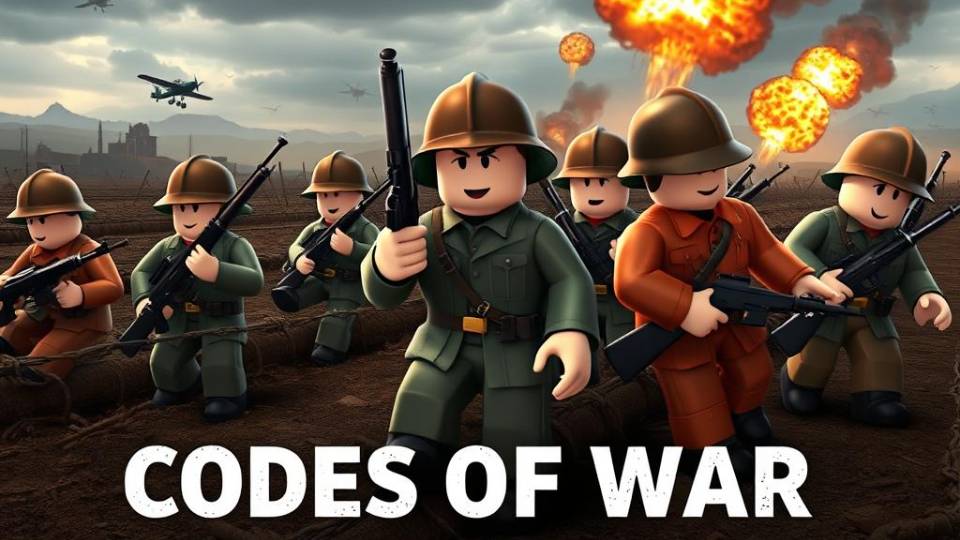 Roblox codes of war! Совместная войнушка! Часть 2