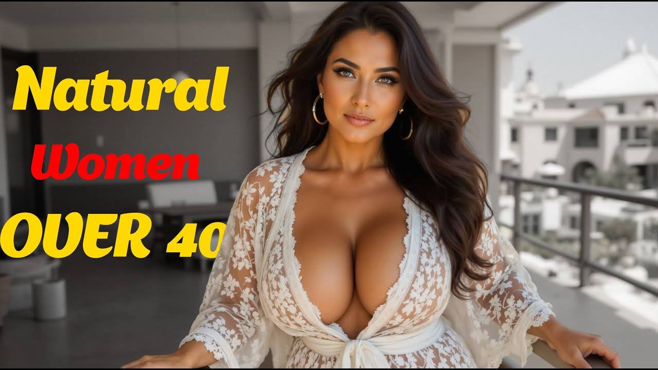 Natural Older Woman Over 40 Dressed Classy Shine in LACE mini robes and dresses смотреть онлайн