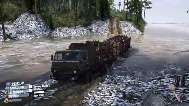 Spintires  MudRunner  Прохождение ▶«Косогор»➤  Тяжелый подъем! смотреть онлайн