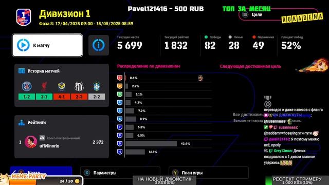 eFootball ⚽🏆Конец Фазы × Битвы в Первом Дивизионе #efootball20 смотреть онлайн