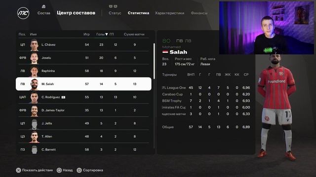 РАФИНЬЯ и САЛАХ В СЛАБЕЙШЕМ КЛУБЕ АНГЛИИ... смотреть онлайн