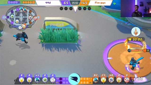 Турнир RUSH BATTLETOWER #3 Pokemon Unite ФИНАЛ | TTV Vs Five Guys игра 1 смотреть онлайн