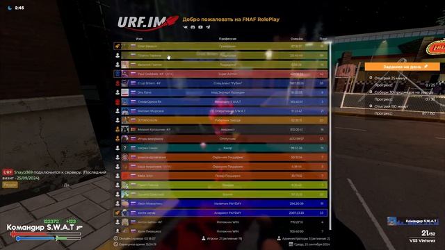 🕯️Отыграл Командира S.W.A.T. На сервере FNAF RP🍕│URF.IM смотреть онлайн