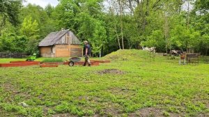НА ХУТОРЕ СДЕЛАЛИ КАРКАСНЫЙ ОГОРОД И ЗАСАДИЛИ ЕГО. САМ