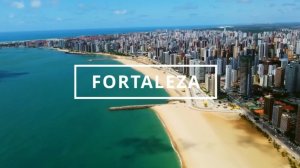 Форталеза, Бразилия. Видео с дрона.