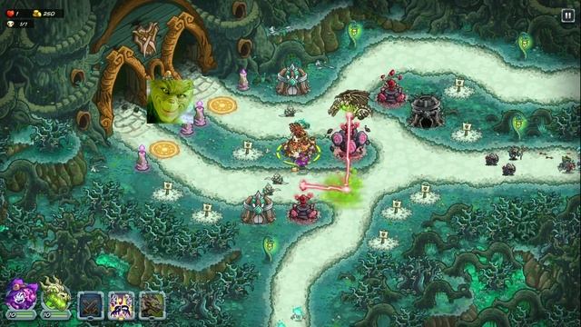 Kingdom Rush 5: Alliance (Безумец) → 18.Застава Глубоколесья # Желе смотреть онлайн