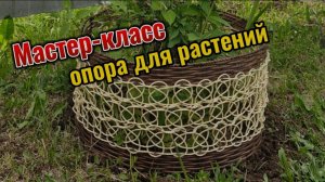 опора для растений из ротанга