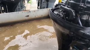 Запуск мотора Suzuki DF 15 . 2007 год.