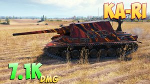 Ka-Ri - 4 Фрагов 7.1K Урона - Поражающий! - Мир Танков