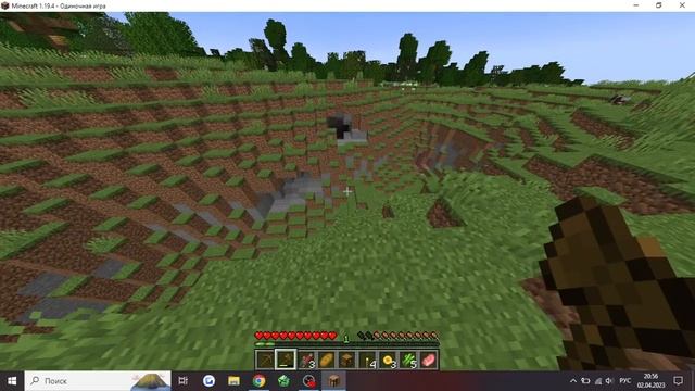 Моя первая ночь в Майнкрафте  Minecraft