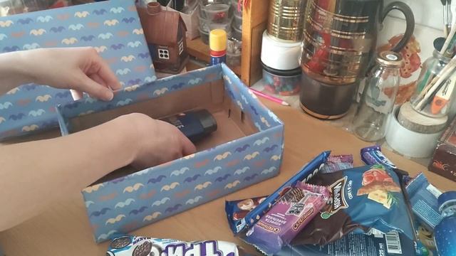 Подарочный бокс для мальчика на 23 февраля
