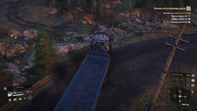 SnowRunner : Мэн , бревна на лесопилку смотреть онлайн