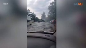 Дороги в Москве и Подмосковье затопило после сильного ливня