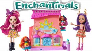 Куклы Энчантималс в Салоне Красоты Санни Дей #Enchantimals Beauty Salon Sunny Day  Pretty Katy Queen