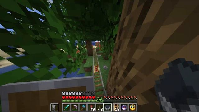 Делаю железную дорогу | Minecraft смотреть онлайн