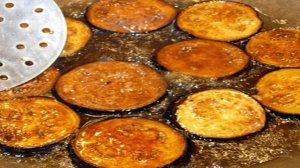 Баклажаны с раздельно обжаренными овощами