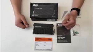 Распаковка усилителя AMP MICRON 4.80 .