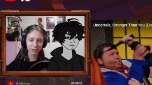 Tobyto и RoSoEro смотрят Undertale, Stronger Than You (Live Action)