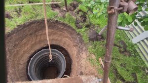 Реконструкция. Новый переливной фильтрующий колодец, новая гильза для отведения насосом в будущем