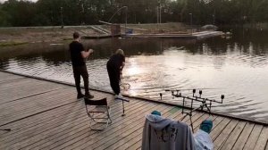 поимка осетра
