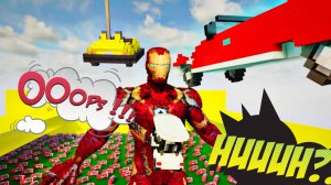 МАШИНКИ РАЗРУШАЮТ ЖЕЛЕЗНОГО ЧЕЛОВЕКА! 💥 Мультик для мальчиков - Битва супергероя и машинок