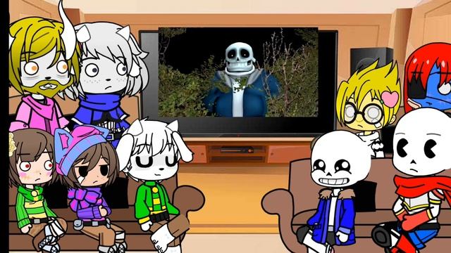 Реакция Андертейл на "Реалистичный Андертейл 8"// Au смотреть онлайн