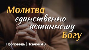 Молитва единственно истинному Богу | Псалом 43 | Сергей Интересов | 4 мая 2025 г.