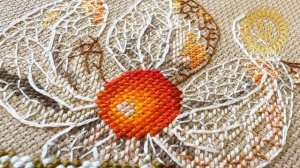 Набор для вышивания нитками «Физалис»