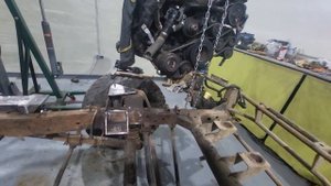 Свап м57 в уаз пикап (начало)