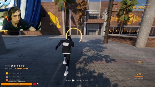 Rooftops & Alleys The Parkour Game НА РУССКОМ смотреть онлайн