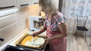 Рулет бесквитный печем в первый раз!!!🥰