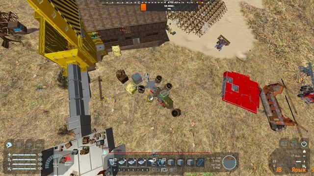 SpaceEngineers. Ищем водородники и батареи. Сценарий: Свалка. смотреть онлайн