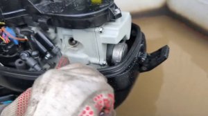 Замер компрессии Suzuki DF 15 . 2007 год.