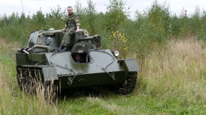 Обкатка САУ СУ-76М Музей отечественной военной истории, 11 сентября 2021