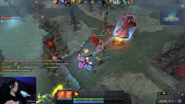 LENS ПОКАЗЫВАЕТ КАК ВЫИГРАТЬ НА ИНВОКЕРЕ | INVOKER DOTA | ИНВОК смотреть онлайн