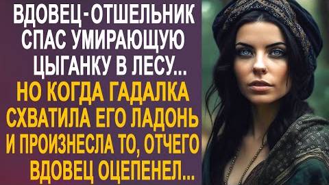 Вдовец-отшельник спас умирающую цыганку в лесу... Но когда гадалка схватила его ладонь и произнесла