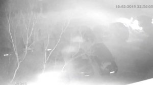 Тест недорогой китайской поворотной Ip камеры 2 Мр с Ик подсветкой 2 я часть,  ночь