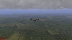 Вздушный мониторниг, поиск противника на истребителе ИЛ 2 Штурмовик