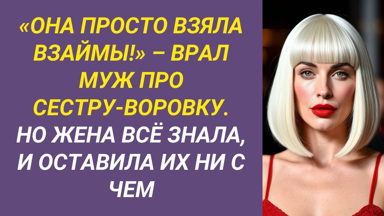 ОНА НЕ ВОРОВКА! - ВОЗМУЩАЛСЯ МУЖ, ЗАЩИЩАЯ СЕСТРУ. НО У ЖЕНЫ БЫЛИ ДОКАЗАТЕЛЬСТВА