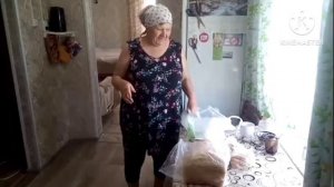 Поправилась + 2 кг./дедушка с костылём