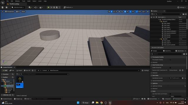 Замена персонажа в Unreal Engine 5.5: ретаргет MetaHuman to Third Person Ch смотреть онлайн