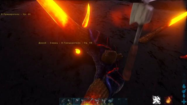 Приручаем лавовых динозавров Аллозавр - ARK: Survival Evolved В? смотреть онлайн