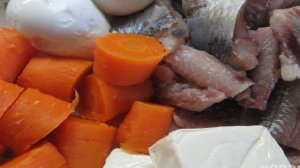 Форшмак из сельди с морковью