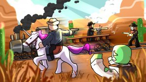 Обзор На обнову тюрьма новые мобы и новые классы в мертвых рельсах в роблоксе